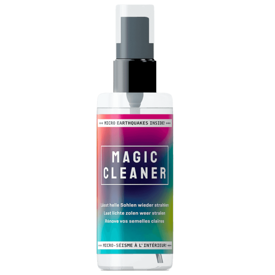 Maak jouw sneaker zolen gemakkelijk schoon met Bama Magic Cleaner.