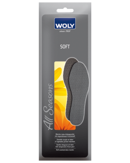 Woly inlegzolen soft zijn gemaakt om jouw voeten te ondersteunen.